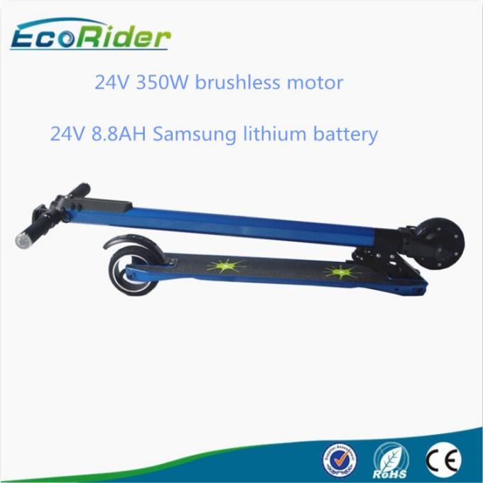thị trường châu Âu gấp mini e scooter / nhẹ carbon 2 bánh gấp xe điện