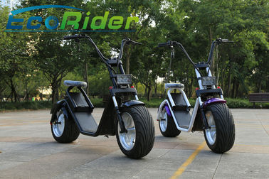 Trung Quốc 40-50KM / H 2 Wheel Electric Scooter Với Big Wheels / Thời trang Thành phố Scooter Với chổi than Hub động cơ nhà cung cấp